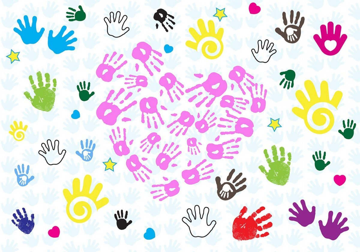 Цветные ладошки