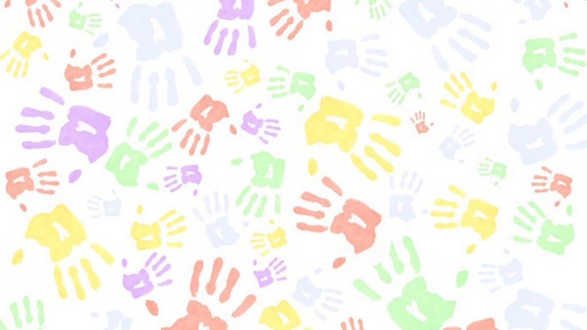 Фон ладошки