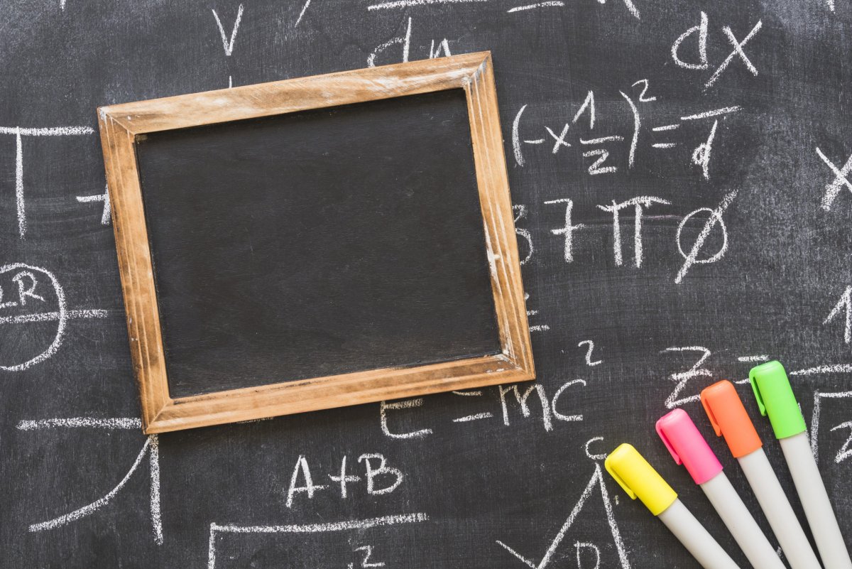 Расписанная Школьная доска