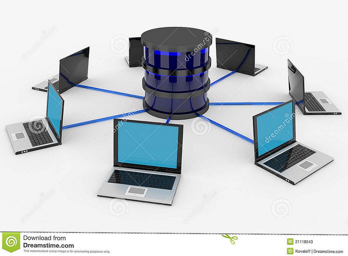 Красивый фон для базы данных