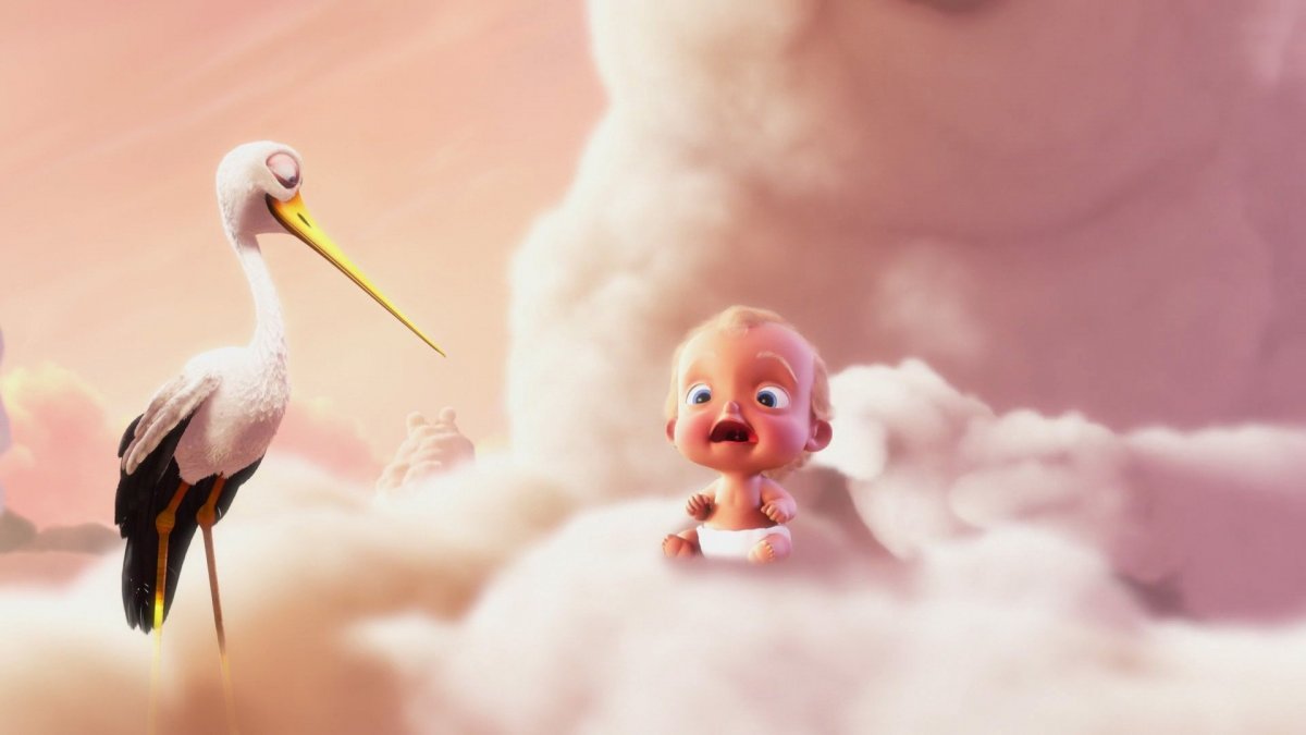 Рождение ребенка Аист