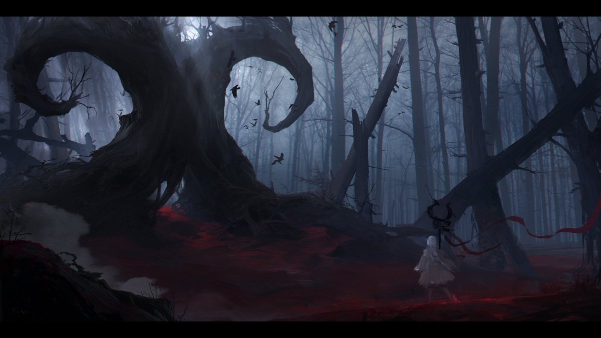 Темный лес Геншин