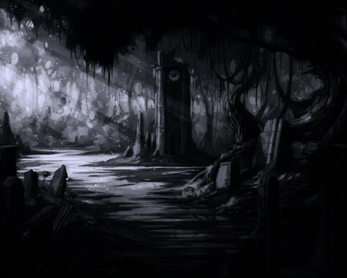 Темный Кровавый лес