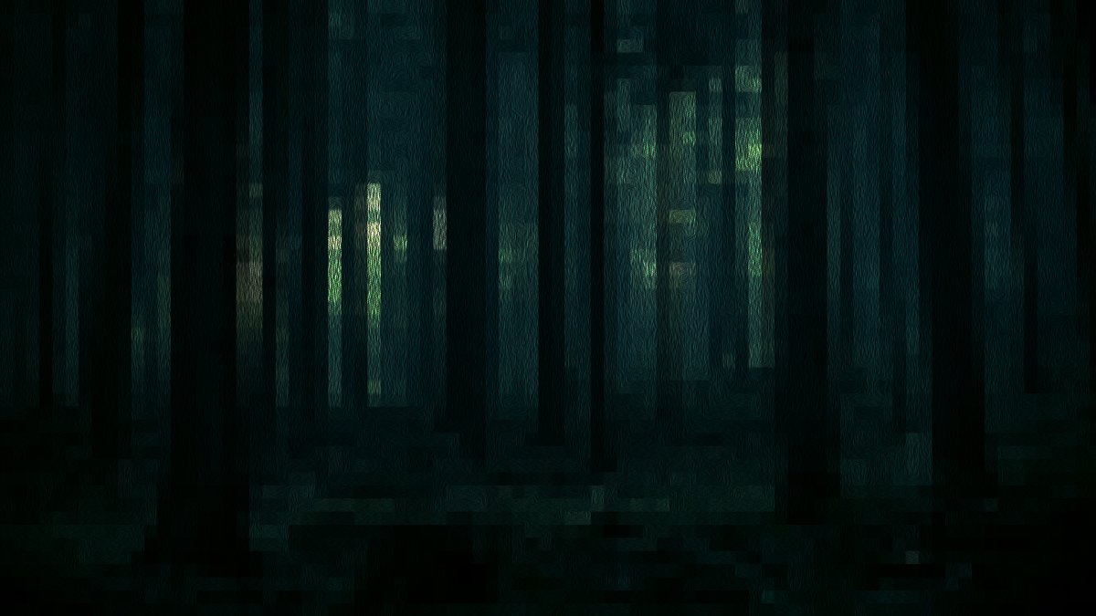 Темный лес Слендермен