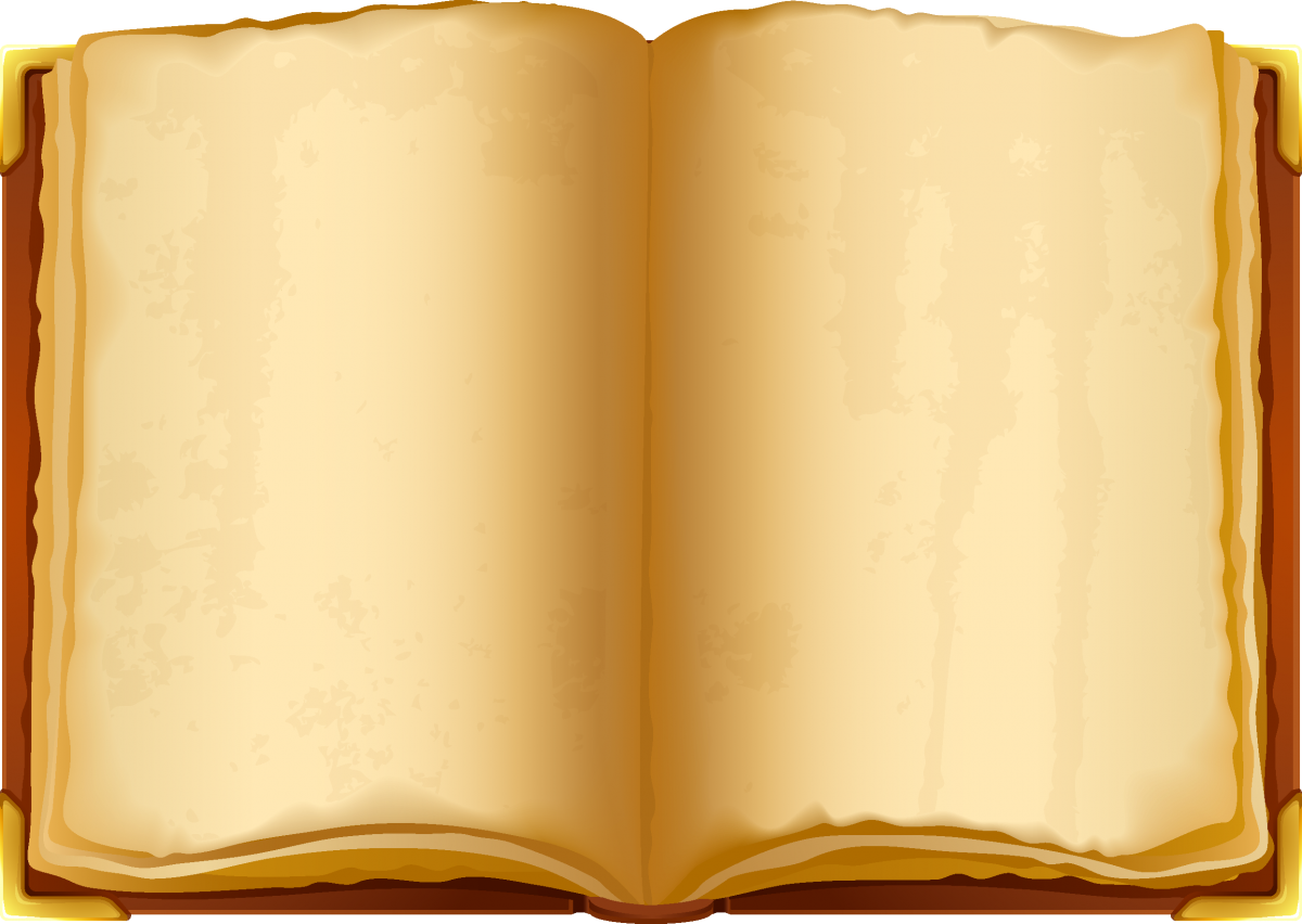 Изображение раскрытой книги