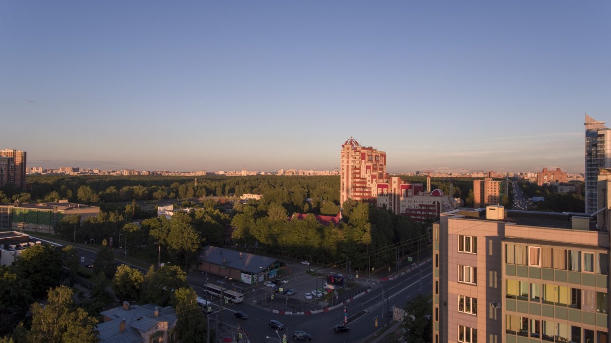 Вид за окном Москва