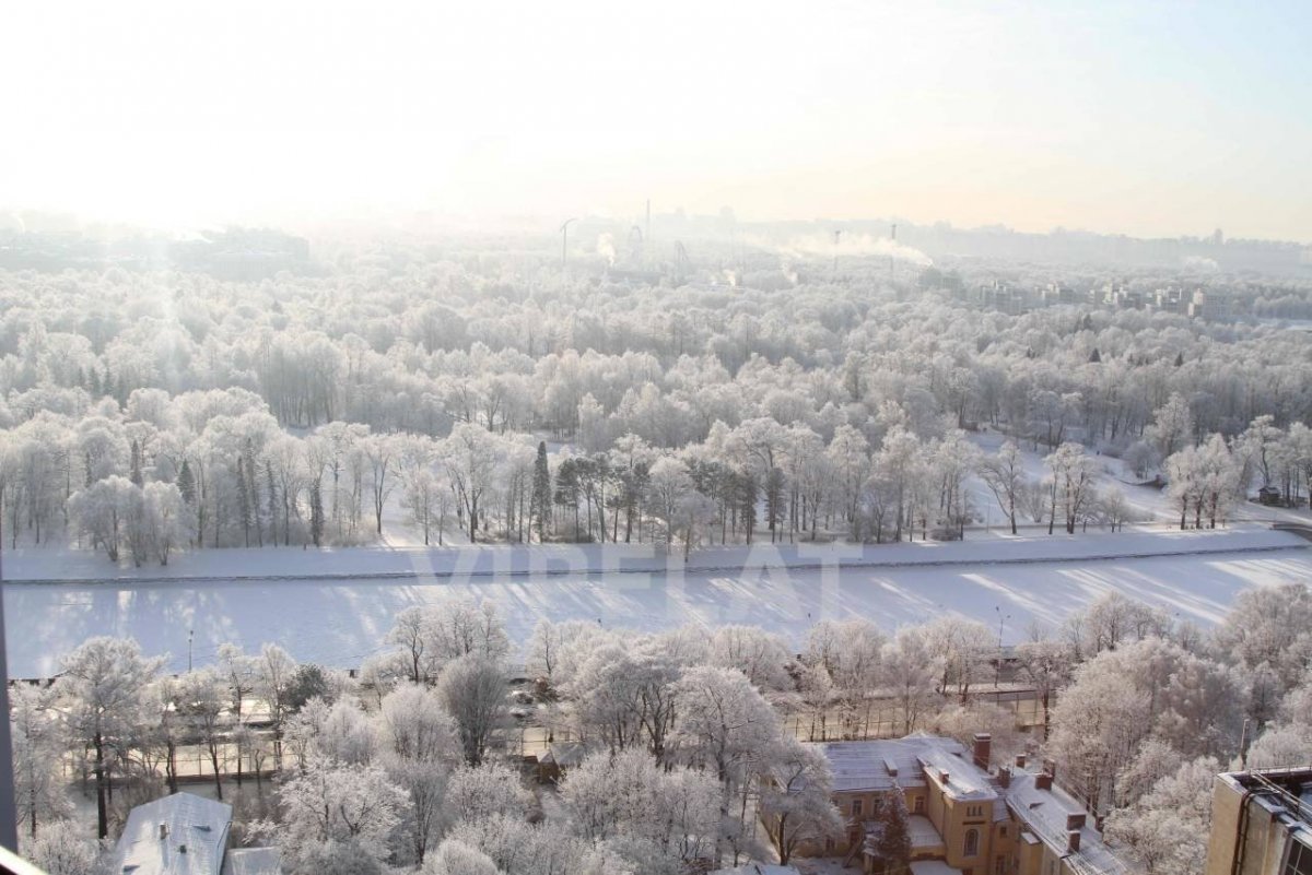 Вид из окна зимой