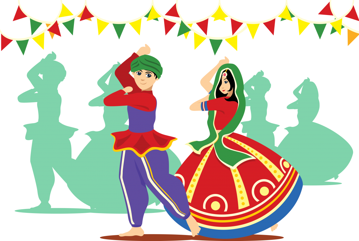 Танцы народов мира вектор