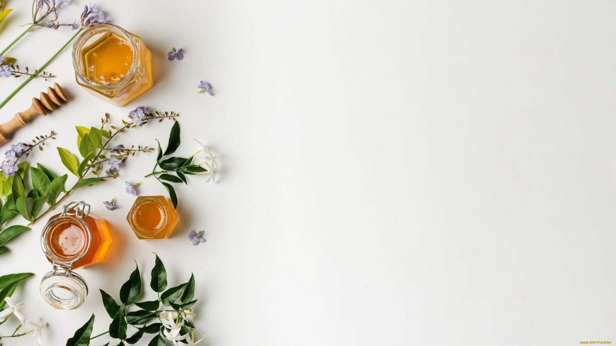 Цветочно медовый фон