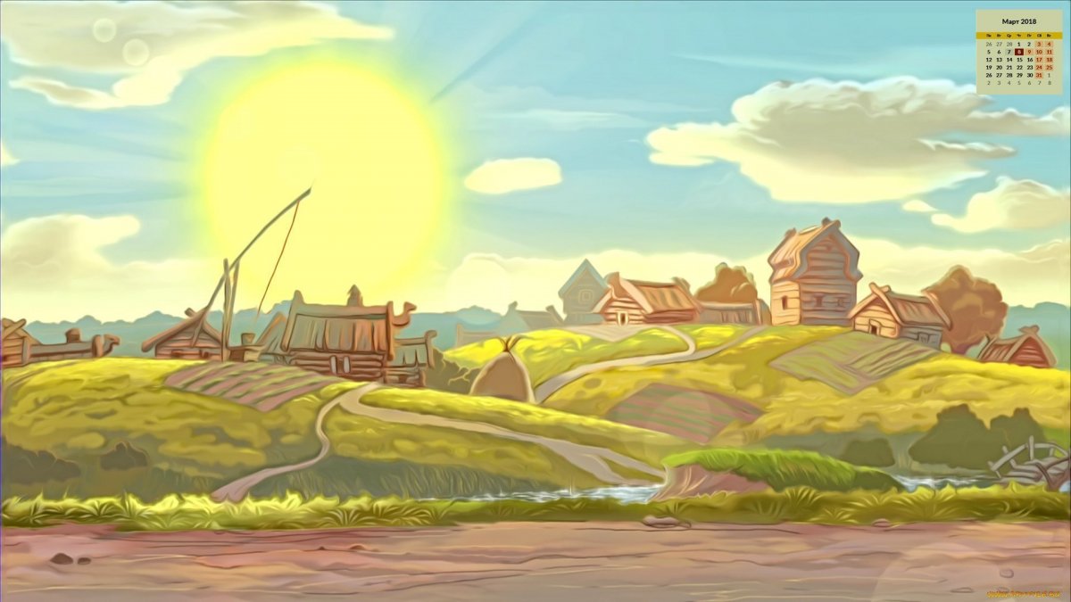 Мультяшный фон