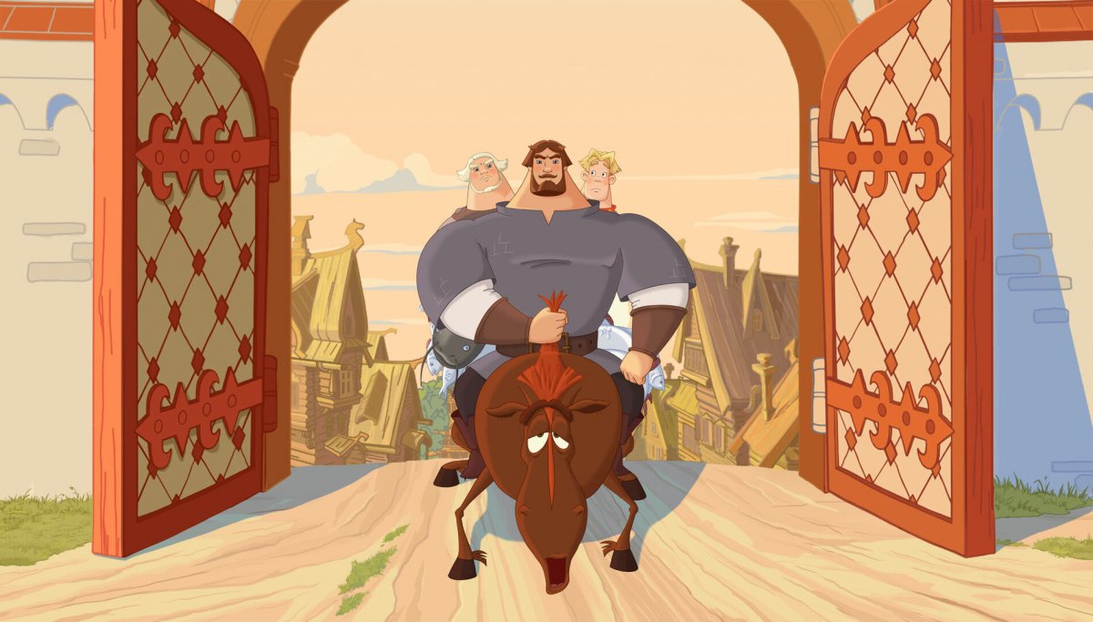 Пейзажи из мультфильма три богатыря