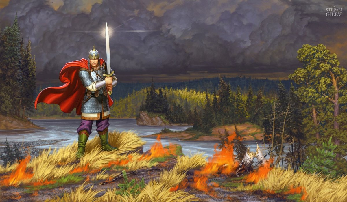 В. Васнецов "богатыри" (три богатыря)