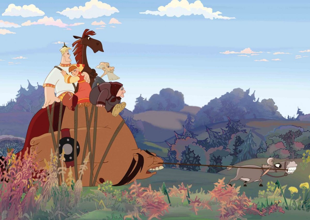 Славянский пейзаж арт