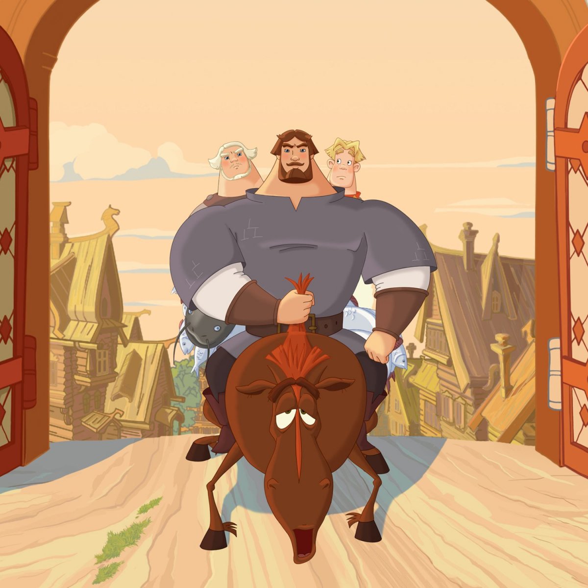 Фон из мультфильма Иван Царевич и серый волк