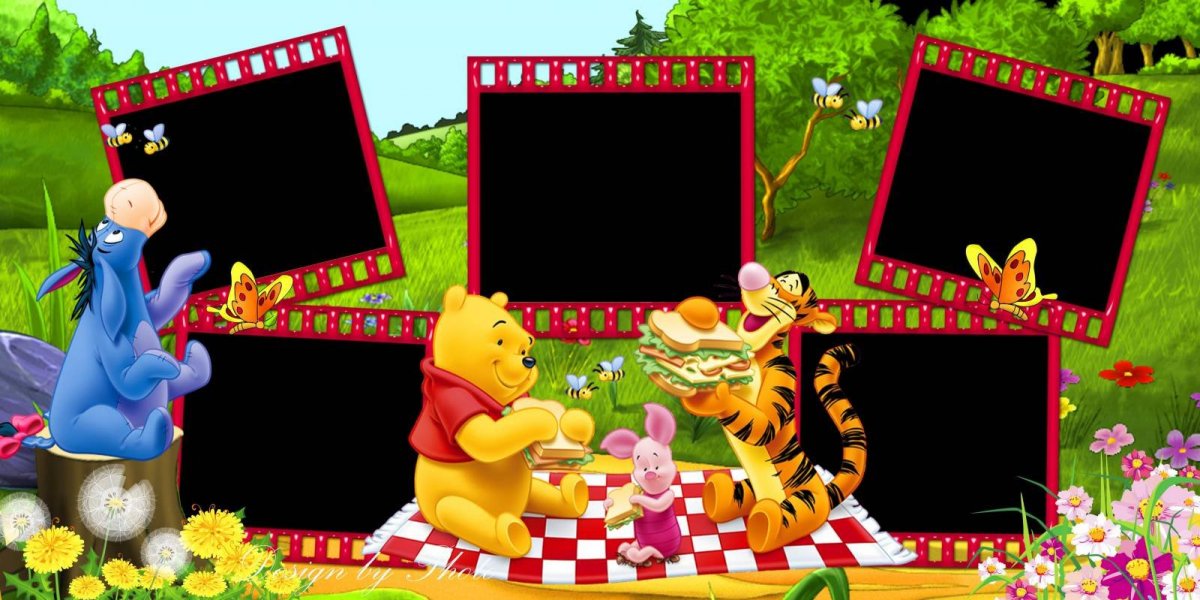 Детский коллаж шаблон