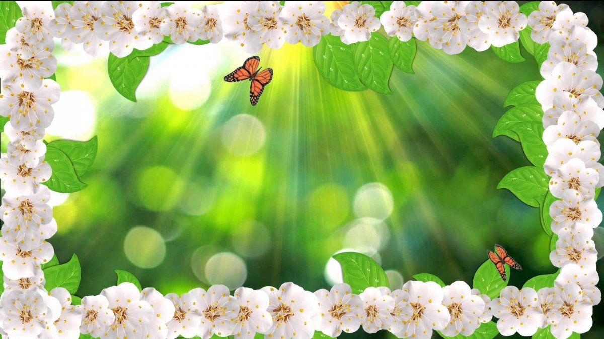 Весенний фон для презентации