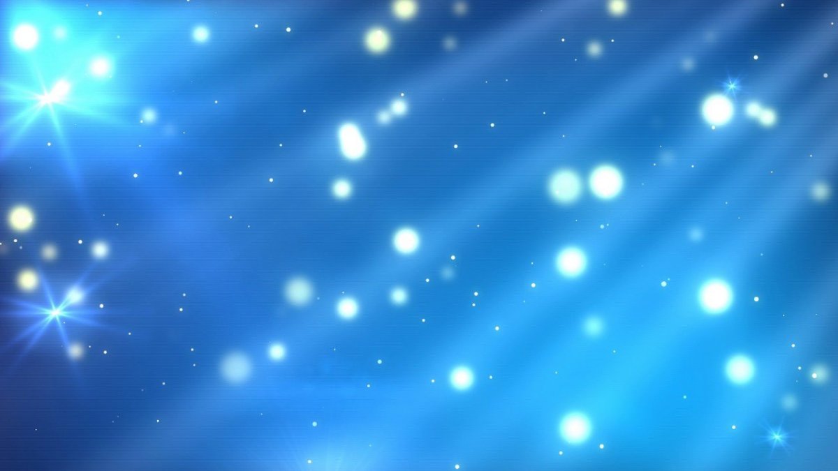 Голубой фон с бликами