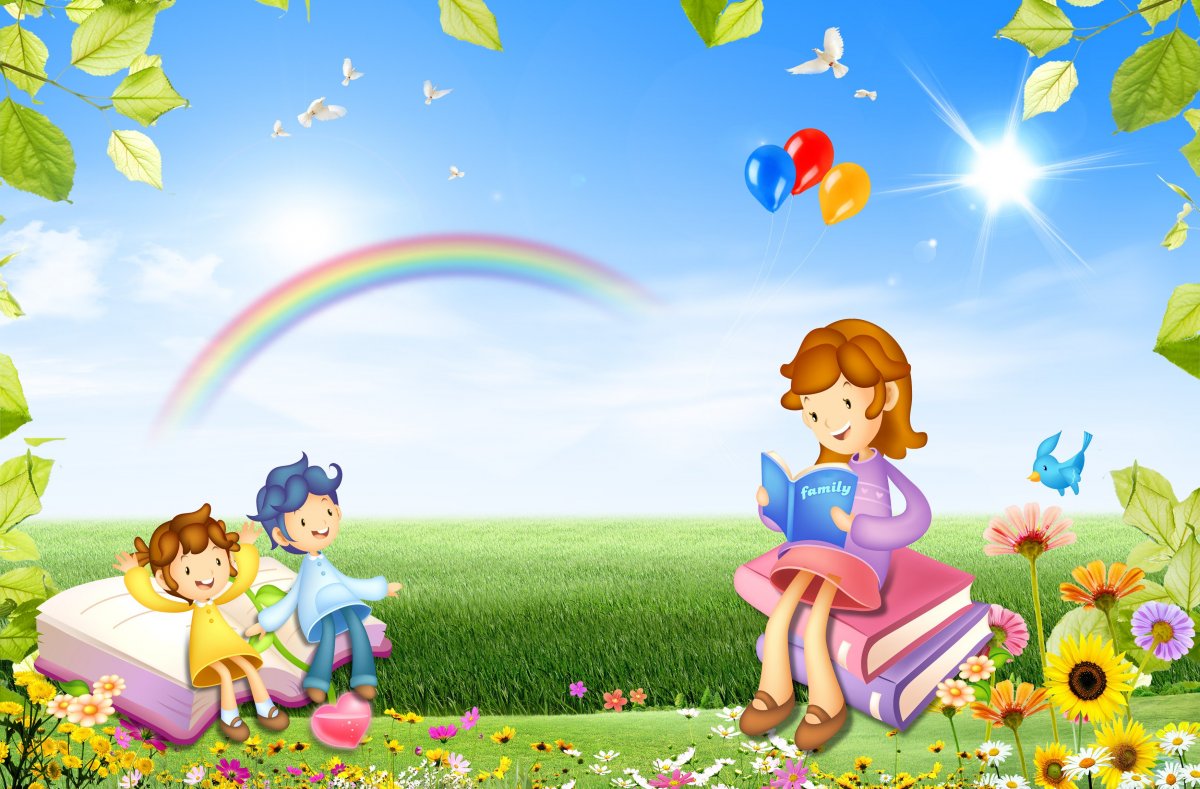 Фон детский книги