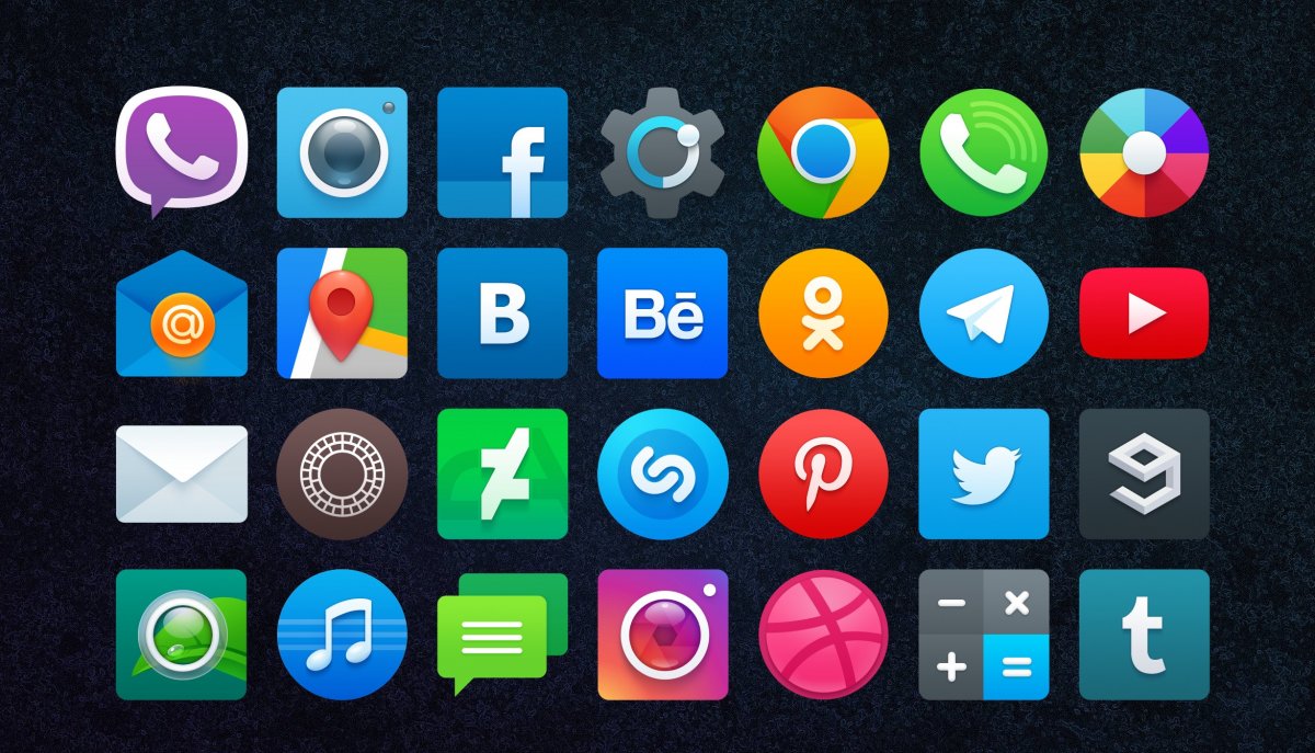 Красивые иконки для приложений