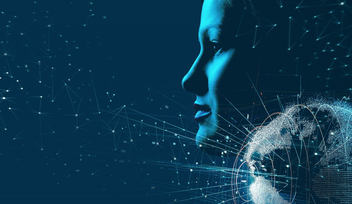 Искусственный интеллект темный фон