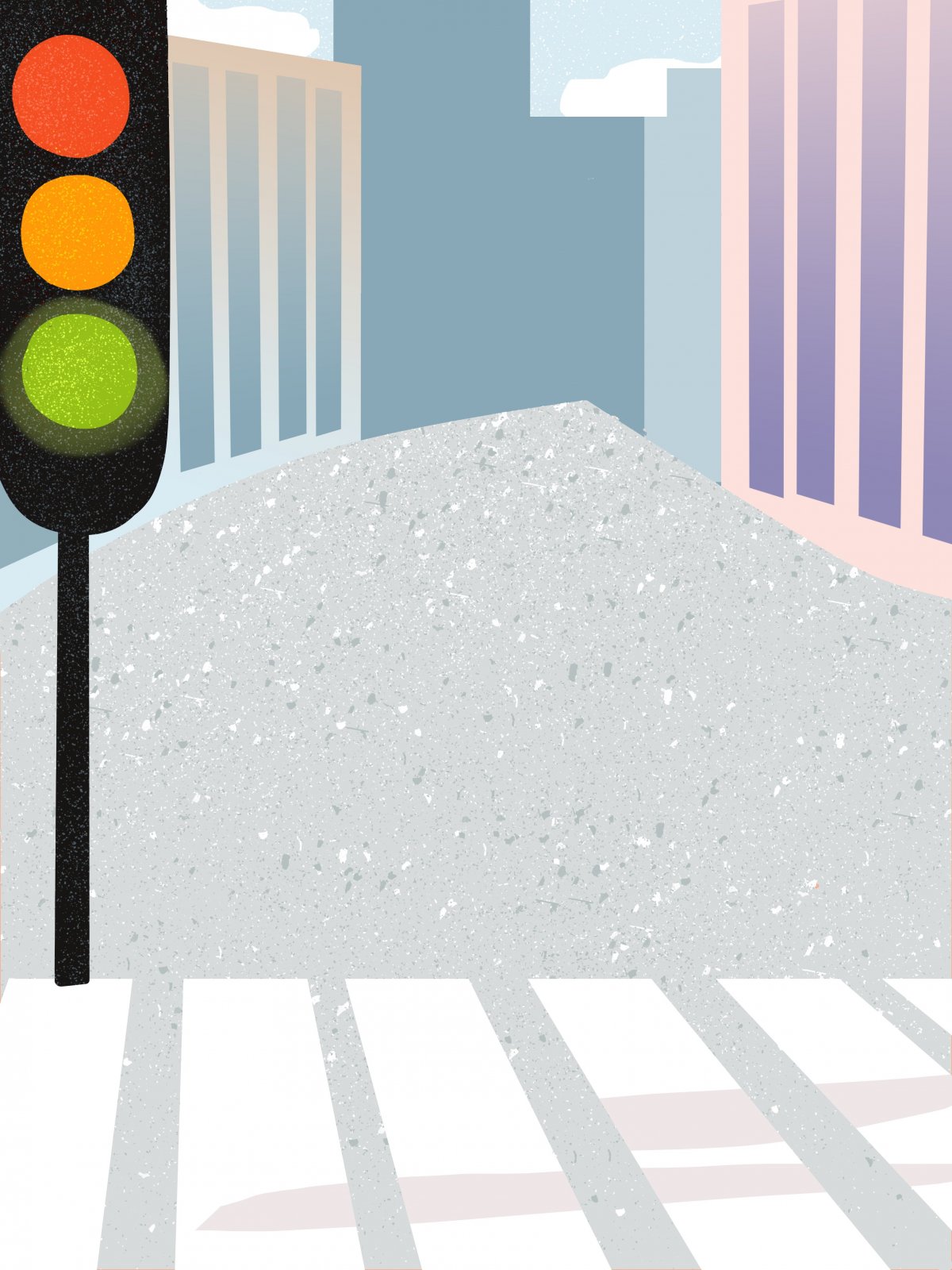 Дорога нарисованная