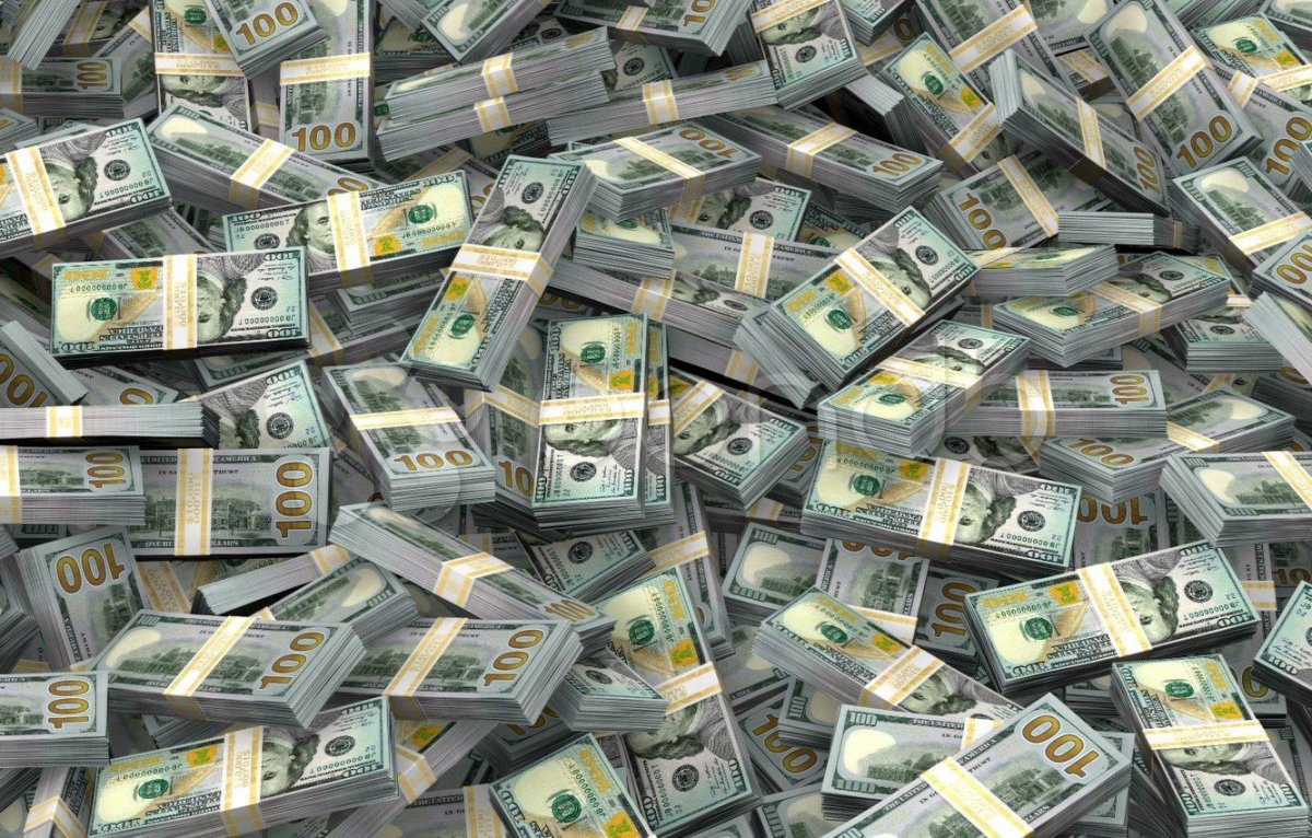 Много долларов