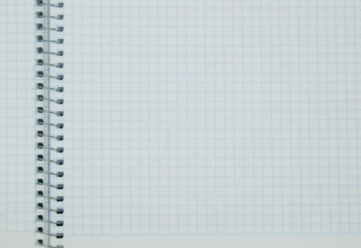 Лист тетради в клетку