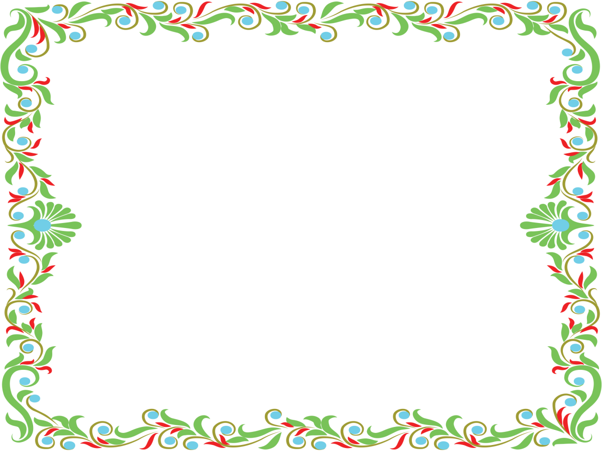 Рамка народный орнамент