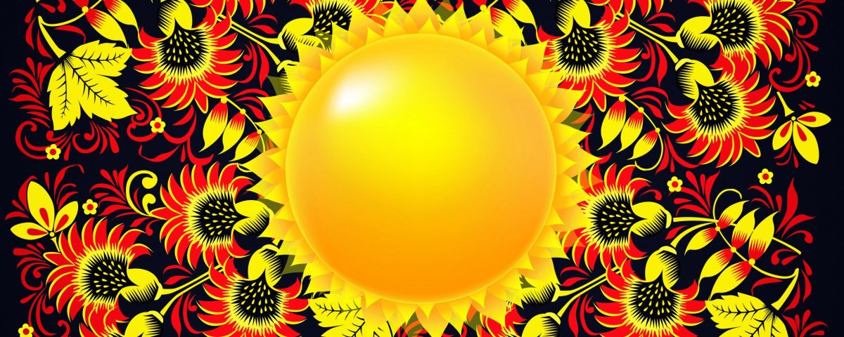 Фон русский народный стиль