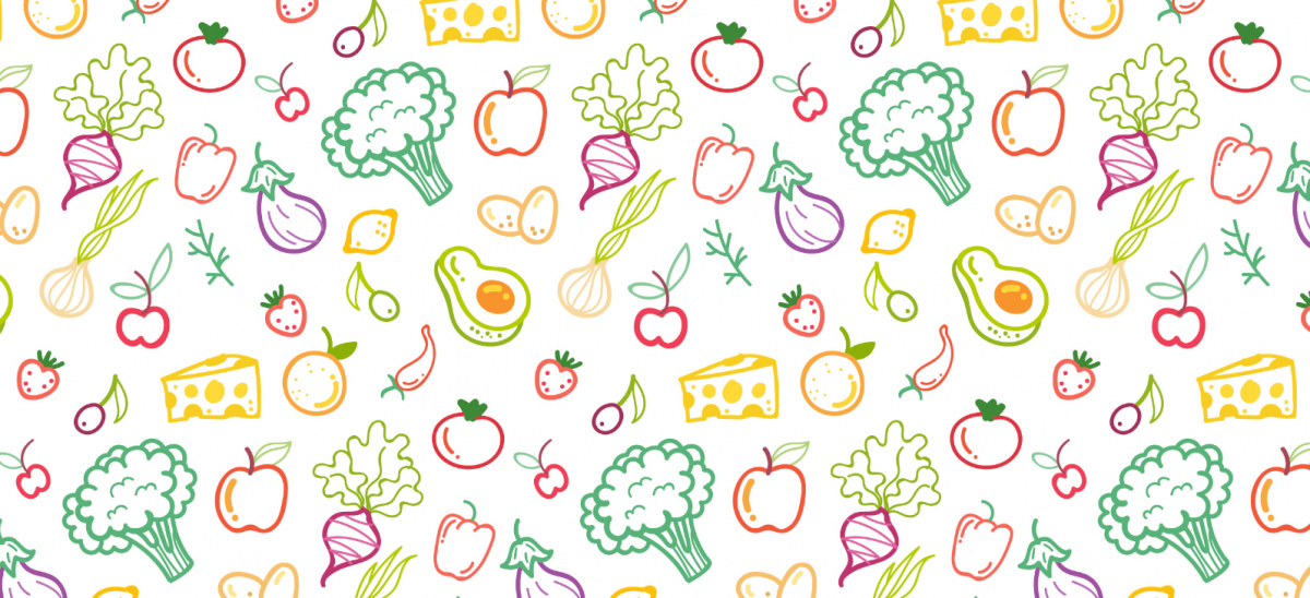 Паттерн здоровая еда