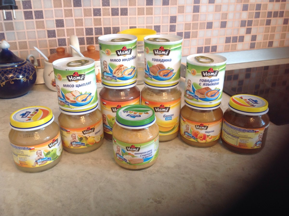 Детское питание ассортимент