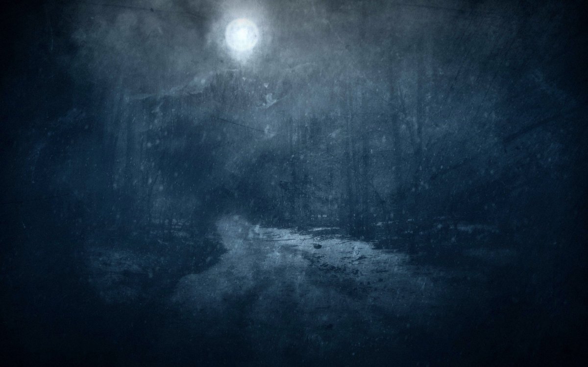 Мрачный задний фон