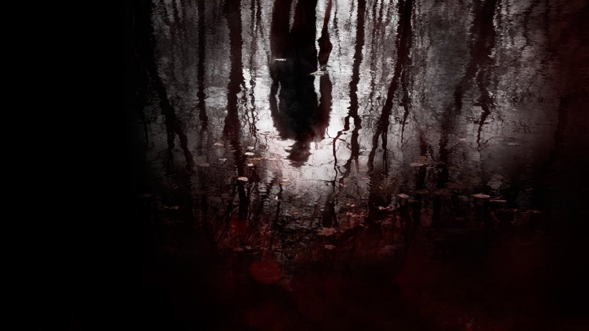 Жуткий красный фон