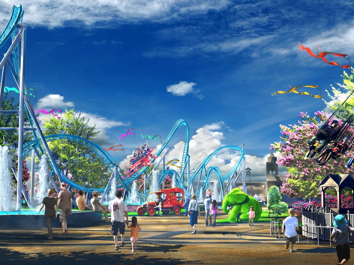 Парк аттракционов гача