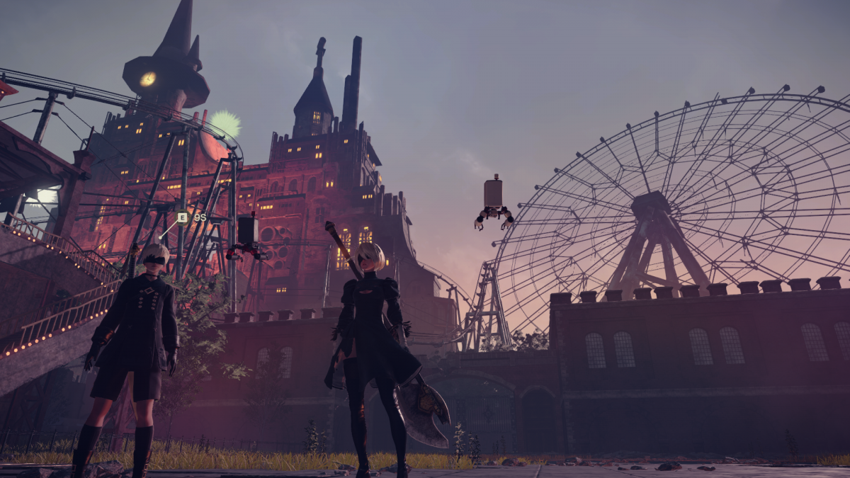 NIER Automata парк развлечений