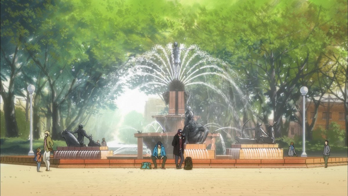 Аниме в парке аттракционов