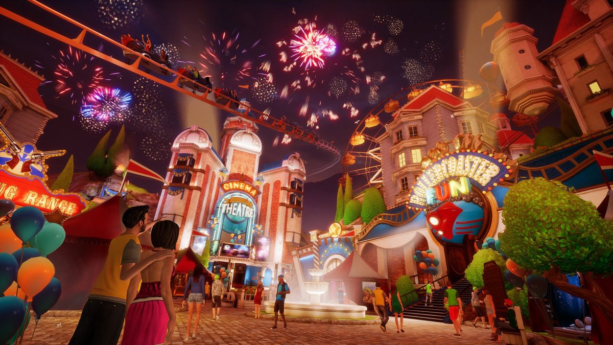 VR игра парк аттракционов