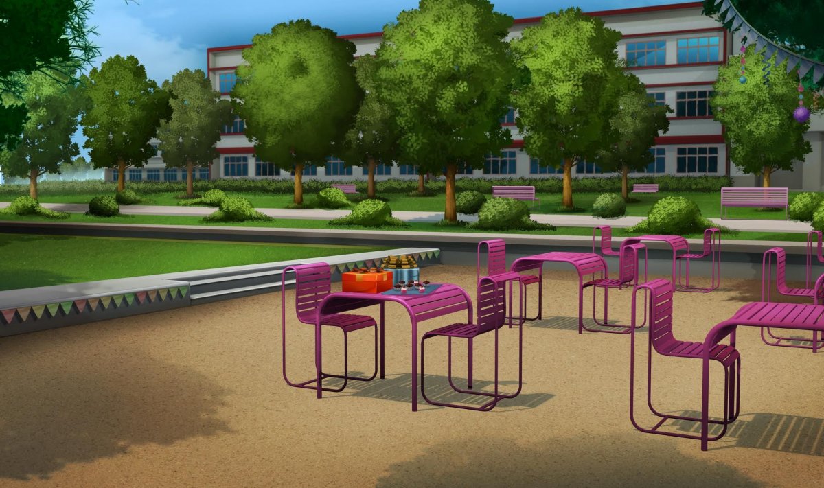 Карусель аниме арт