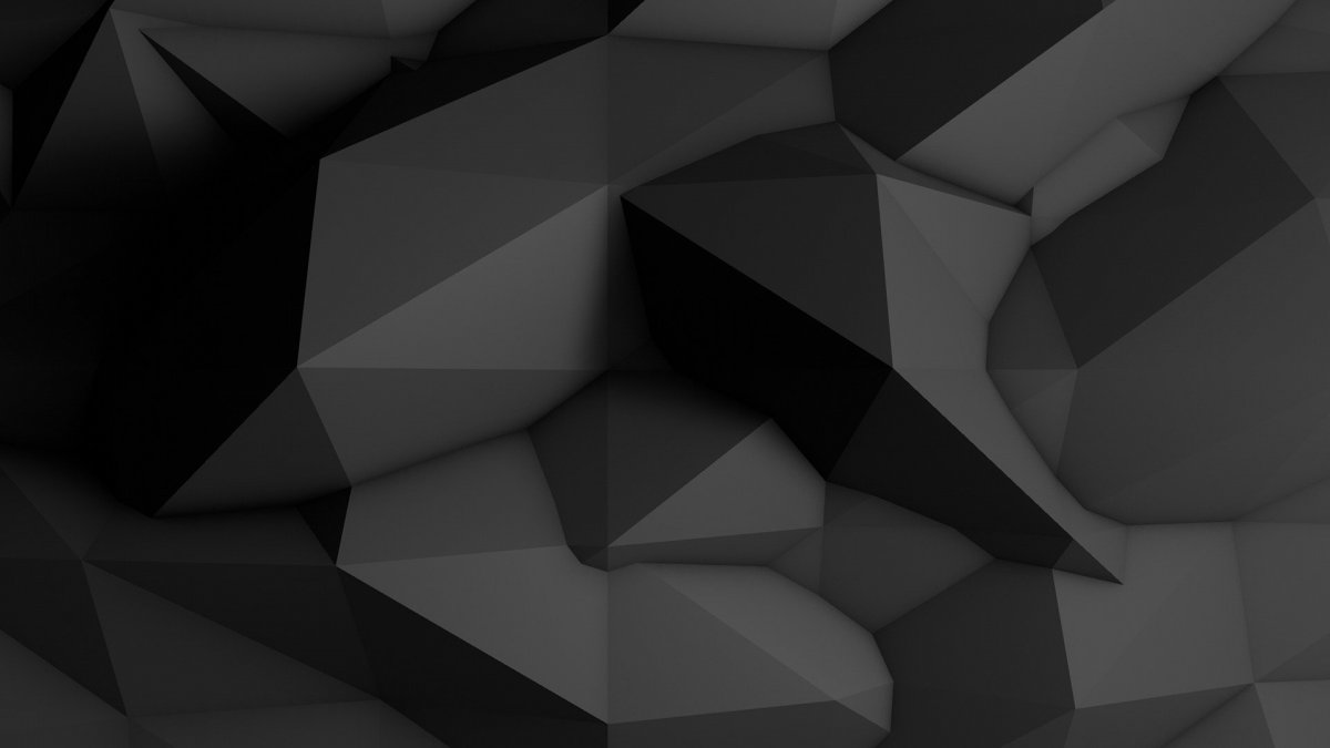 Черный геометрический фон