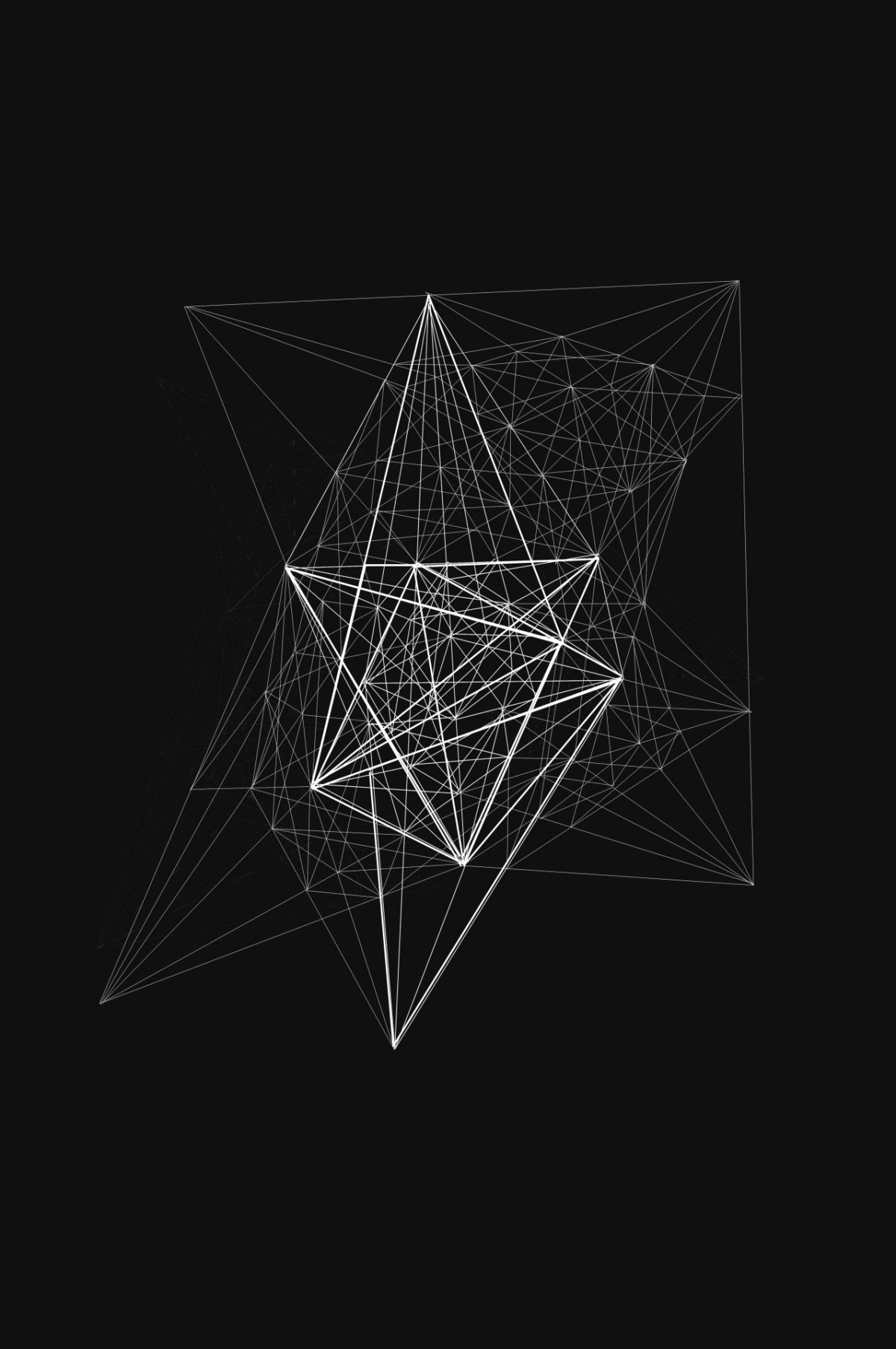 Темный геометрический фон