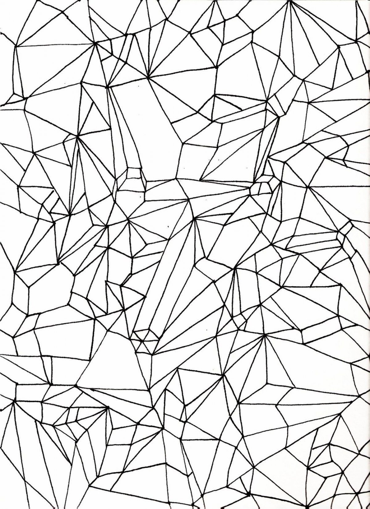 Геометрические узоры на белом фоне