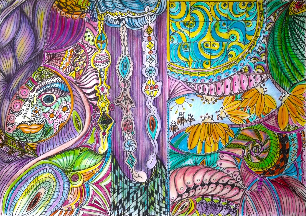 Красивый арт терапия