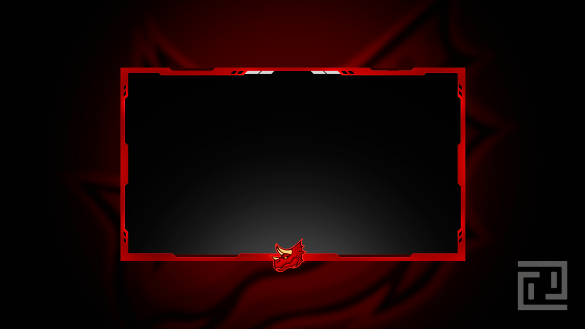 Красная рамка для стрима