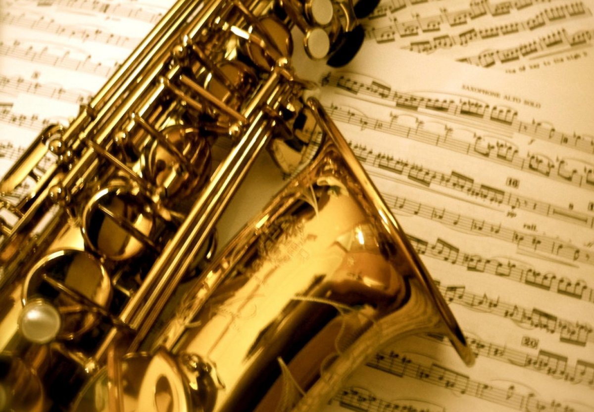 Саксофон фон