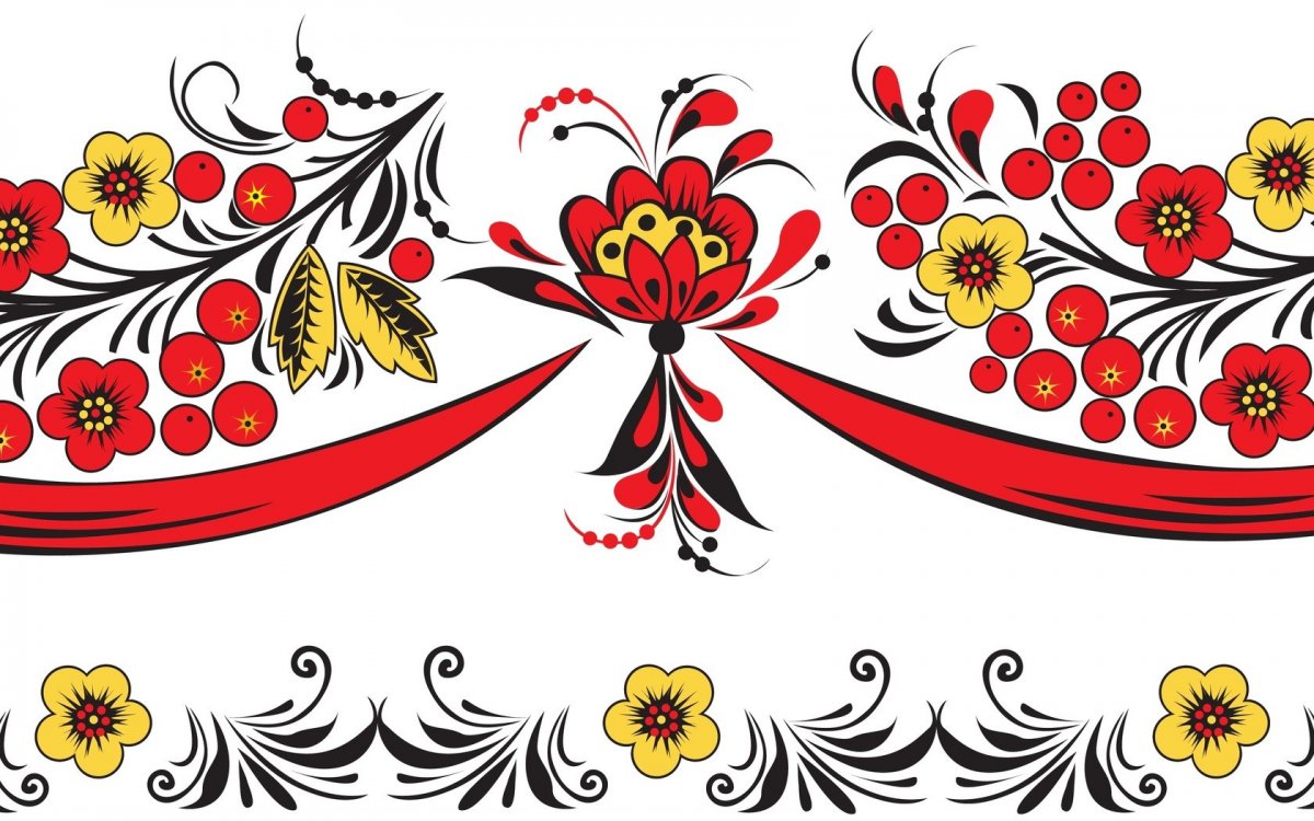 Народный орнамент Хохлома