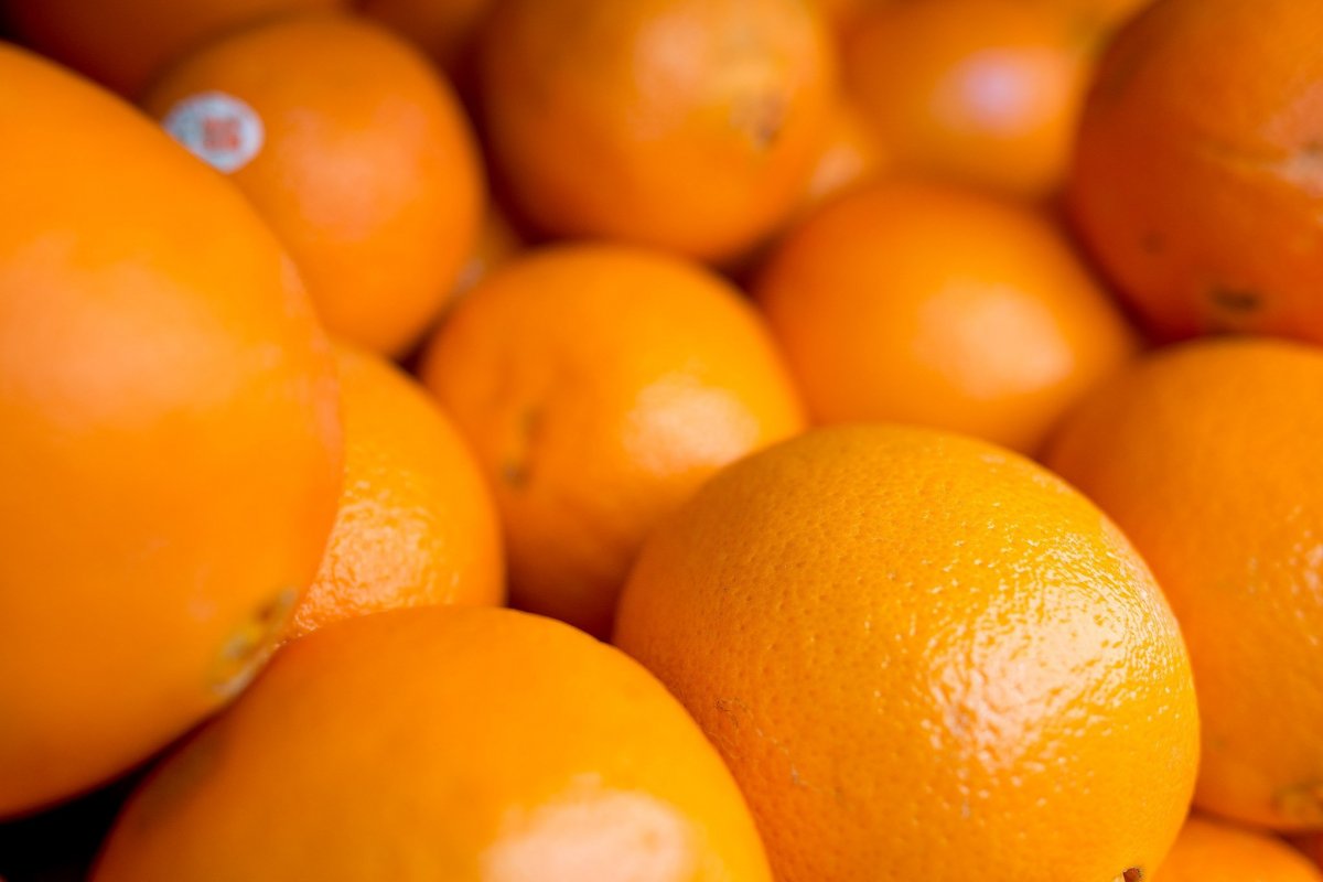 Фон из апельсинов