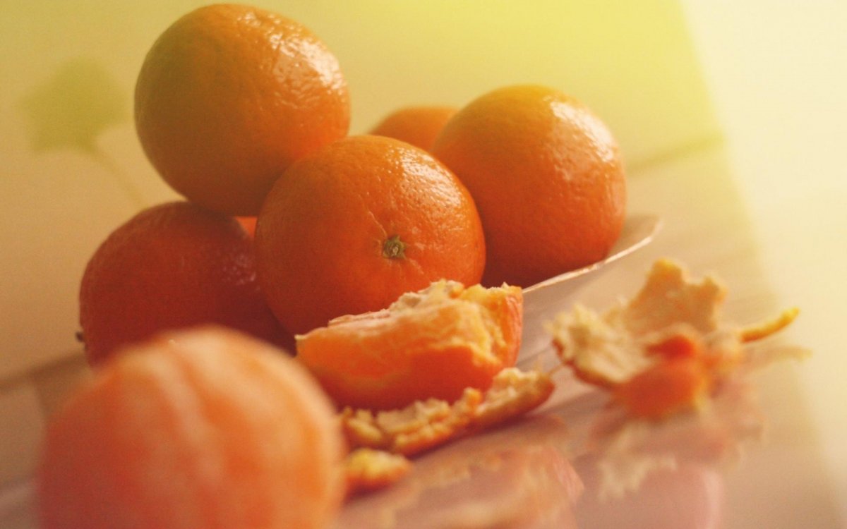 Мандариновое солнце