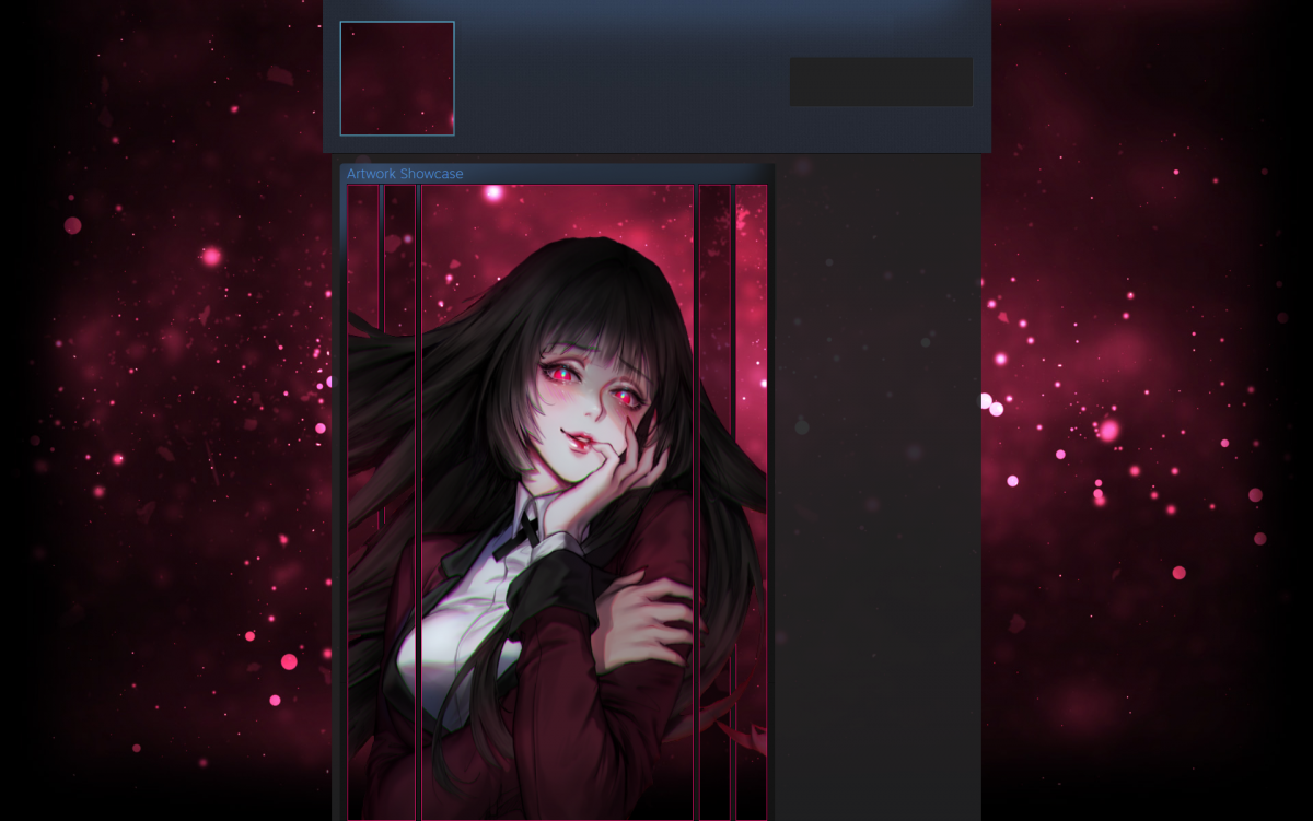 Аниме девушки на темном фоне