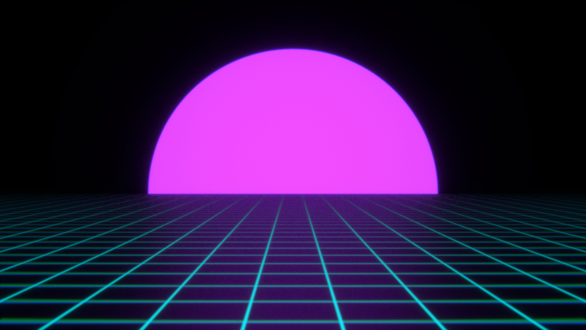 Неоновый фон для шапки