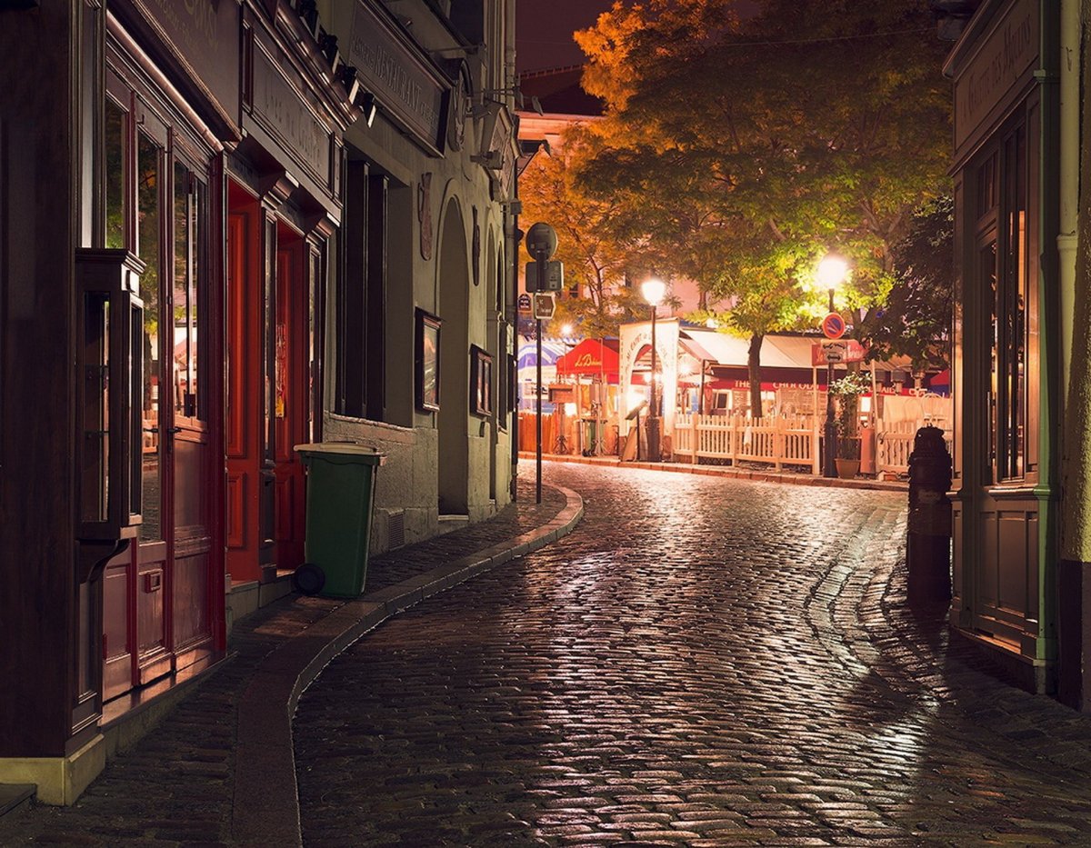 Ночные улочки Парижа